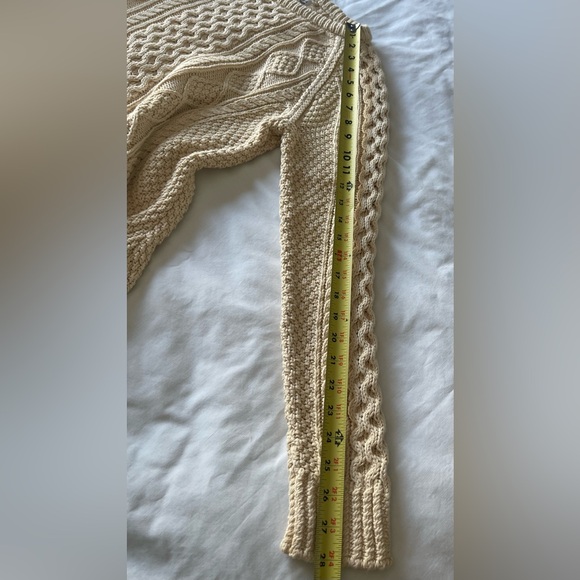 L. L. Beans Women's Signature Beige Cotton Fisherman Tunic Sweater Size M - Picture 15 of 16